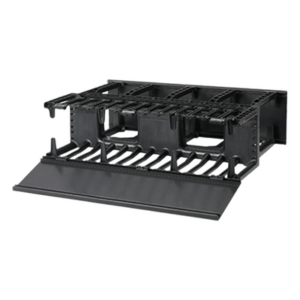 PANDUIT NM3 – Organizador de Cables Horizontal / Doble Frontal y Posterior / Rack 19in / 3UR / 5.25in (133mm) de Altura