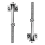 SYSCOM TOWERS SHE-LV60 – Herrajes para Línea de Vida / Acero Galvanizado en Caliente / 15 m (49.2 ft) entre Guías / 4.25 kg / Intemperie