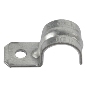 ANCLO ANC-UE-34 – Abrazadera Tipo Uña / 3/4 (19 mm) / Acero Pregalvanizado Calibre 18 / Conduit Pared Gruesa y PVC