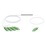 UBIQUITI UF-SPLITTER-4 – Divisor Óptico PLC / 1x4 / SC/APC / Pérdida ≤7.4 dB / GPON / Rango 1260-1650 nm / -40 a 85 °C