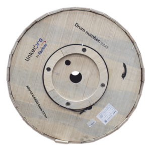 LINKEDPRO BY FIBERHOME MINI-ADSS-12C-S120/4KM – Cable Fibra Óptica Aérea Mini ADSS / 12 Hilos Monomodo G.652D / Span 120 m (393.7 ft) / Loose Tube / Exterior