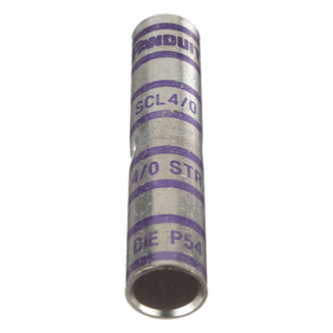 PANDUIT SCL4/0-X – Empalme de Compresión a Tope / Barril Largo de Cobre / Cable 4/0 AWG / 1 Pieza