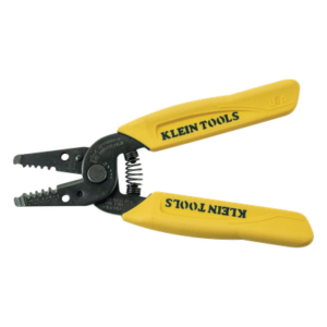 KLEIN TOOLS 11045 – Pinza peladora y cortadora / Cable sólido AWG 10-18 / Accionamiento de resorte / Mangos codificados por color