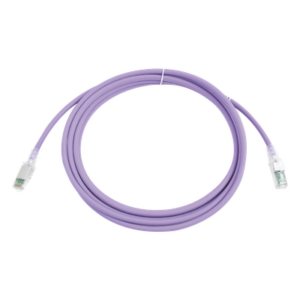 SIEMON ZM6A-S10-08 – Patch Cord Cat6A S/FTP / CM/LS0H / 3.05 m (10 ft) / Ultra Delgado / UL2043 / Violeta