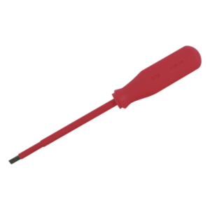SURTEK SYS-9716 – Destornillador aislado 1000V / Punta plana / Barra 1/4' / Longitud 5-7/8' (0.18m)