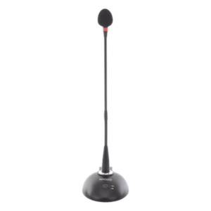 EPCOM PROAUDIO EP-338 – Micrófono de Escritorio Cuello de Ganso / Condensador Cardioide / Phantom +48V / Salida XLR Balanceada / Cable 8 m (26.2 ft)