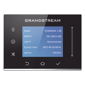 GRANDSTREAM UCM6300A – Conmutador IP-PBX / 250 Usuarios / 50 Llamadas Simultáneas / Solución Híbrida On-Premise y Nube / Gestión Cloud