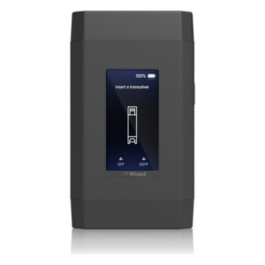 UBIQUITI UACC-SFP-WIZARD – Reprogramador y Probador Portátil / SFP/SFP+/SFP28/QSFP+/QSFP28 / Pantalla Táctil 1.9" / BLE / Batería Li-Ion 300 mAh
