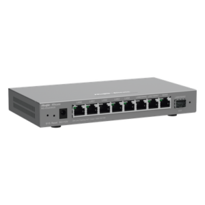 RUIJIE RG-EG209GS – Router Balanceador / 4 Servicios WAN / SD-WAN 80 Mbps / 600 Mbps Rendimiento / 200 Clientes / 16 VLAN / Montaje Rack