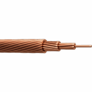 VIAKON AET2 – Cable de Cobre Desnudo | Calibre 1/0 AWG | Construcción Concéntrica | Alta Conductividad Eléctrica | Uso en Líneas Aéreas y Puestas a Tierra
