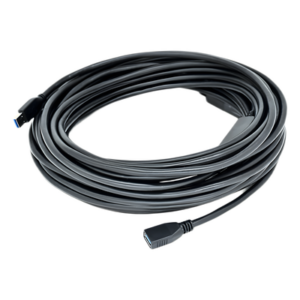 KRAMER CA-USB3/AAE-25 – Cable Extensor Activo USB 3.0 / 5 Gbps / Extensión 7.60 m (25 ft) / Alimentación por Bus / Plug-and-Play / Blindado