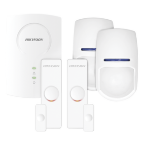 HIKVISION DS-PH-K/EMP – Kit de Sensores Inalámbricos / Expansor 8 Zonas / 2 Contactos Magnéticos / 2 PIR Interior 10 m (32.8 ft) / Inmunidad Mascotas 24 kg / RS-485