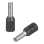 PANDUIT FSD78-6-D – Ferrule Aislado / 16 AWG / Pin 6 mm (0.24 in) / Mango Negro / 500 Piezas