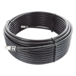 VIAKON RG-58-BNC-29 – Jumper Coaxial / Tipo RG58 / 29 m (95.14 ft) / Conectores BNC Macho / 75 Ω / Color Negro