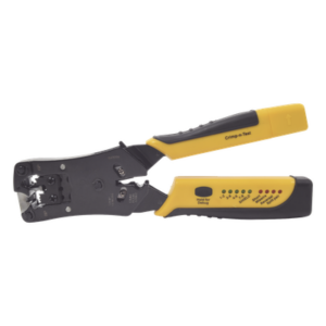 EPCOM POWERLINE EP376C – Pinza Pelacables/ Probador UTP-STP/ Cat 3-5-6/ RJ45-RJ11-RJ22/ 0.38 x 0.95 pies