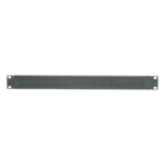 PANDUIT BR1B – Tapa Ciega para Rack / Tipo Cepillo de Nylon / 1 UR / 19 in / Gestión Térmica / Acero Negro