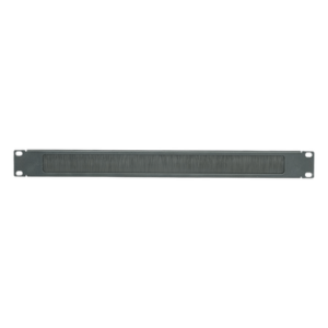 PANDUIT BR1B – Tapa Ciega para Rack / Tipo Cepillo de Nylon / 1 UR / 19 in / Gestión Térmica / Acero Negro