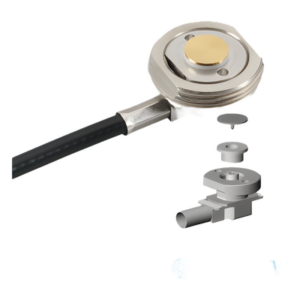 PULSE LARSEN ANTENNAS NMO-KHFUD – Kit de Montaje NMO / Rango 27 MHz a 6.0 GHz / Cable RG-58/U 5.18 m (17 ft) / Agujero 3/4" (19 mm) / Espesor hasta 1/2"