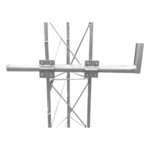 SYSCOM TOWERS SBL-UNI-1G – Brazo de Montaje para Antena / Acero ASTM A36 / Inmersión en Caliente / Largo 84 cm (2.76 ft) / Tubo 1-1/4" Ced.30