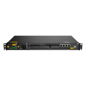 FIBERHOME AN6001-GF16 – OLT Mini Box / 16 Puertos Agile-PON / 4 x 10GE/25GE + 2 x 10GE Uplink / 2048 ONUs / 1U / Soporte GPON-XG-PON-XGS-PON / Proteccion Tipo B/C / Alimentacion AC-DC Dual / -40 a 55 C