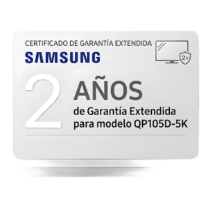 SAMSUNG ELECTRONICS QP105-2YG – Extension de garantia para pantallas profesionales modelo QP105D-5K