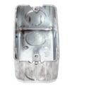 RACO HUB-663 – Caja Utilitaria Galvanizada / 4x2 in / 7 Entradas 3/4 in / Profundidad 1.875 in / Resistencia al Fuego 2 h