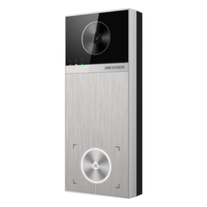 HIKVISION DS-KV6114-ME1 – Videoportero IP / 4 Megapixel / Ángulo de Visión 150° / Control de 2 Cerraduras / Detección de Sonidos / PoE / IP65