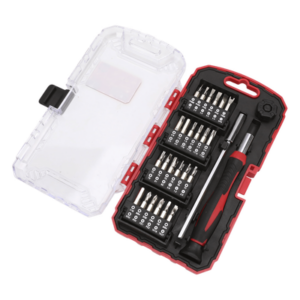 PRECISION PST-H020-02 – Juego de Desarmador de Precisión / 51 Piezas / 48 Puntas CR-V / Extensor 115 mm / Maletín 96 x 170 x 28 mm (3.8 x 6.7 x 1.1 in)