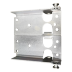 ACCESSPRO ACBOTTOMT – Soportes inferiores para puerta de garage / Izquierdo y derecho / Acero / 500 kg / 2.44-3.05 m