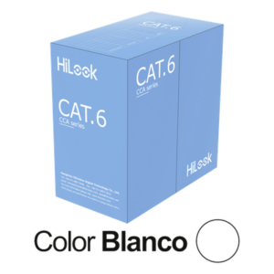 HiLook by HIKVISION NC-1LN6UU/CCA/M – Cable de Red UTP Cat6 / 23 AWG / CCA / 305 m (1000 ft) / CPR Fca / -20°C a 70°C / Interior