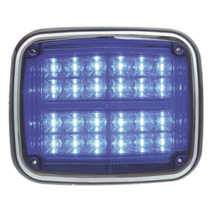EPCOM INDUSTRIAL SIGNALING XT1895B – Luz de Advertencia LED / 24 LEDs / 11 Patrones Programables / IP67 / 12-30 VCC / 24 W / Policarbonato