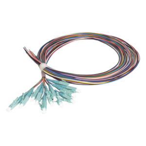LINKEDPRO BY EPCOM LP-FO-MM-PIG-12-LC – Kit de Pigtails / OM3 50/125 / LC Duplex / 2 m (6.56 ft) / 12 Piezas / Aqua