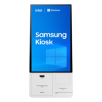 SAMSUNG ELECTRONICS KM24C-KIT – Kiosco Interactivo / 24" Full HD / Touch Antibacterial / Windows IoT / Intel Core i3 / Wi-Fi / Dockable con Impresora Térmica