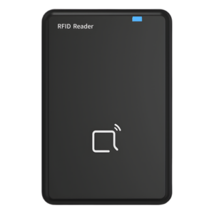 AKUVOX ACR-CID01 – Lector de Tarjetas de Escritorio / Multi-Frecuencia 125 kHz y 13.56 MHz / BLE / NFC / USB Plug and Play / Compatible Windows e iOS