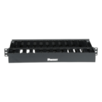 PANDUIT WMPSE – Organizador de Cables Horizontal / Doble Frontal y Posterior / Rack 19in / 1UR / ABS Monolítico / Categoría 5e/6