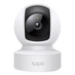 TP-LINK TAPO-C212 – Cámara IP PTZ Wi-Fi / 2K 2304x1296 px / Paneo 360° / Inclinación / IR 10 m (32.8 ft) / Audio Bidireccional / MicroSD 512 GB