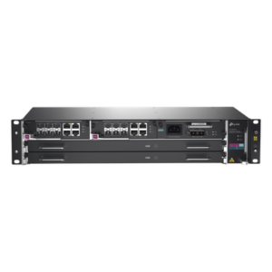 TP-LINK DS-P8000-X2 – OLT Modular GPON / Conexión hasta 4,096 ONUs / 2 Tarjetas Main / 6 Puertos SFP+ 10G Uplink / 2 Puertos RJ45 1G Uplink / Fuente Redundante AC-DC / Gestión en la Nube / 17.4 x 10.7 x 3.5 pulgadas