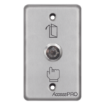 ACCESSPRO PROKSC – Switch con Llave / Contacto NC/NO / 24 VCD / Acero Inoxidable / 115 x 70 x 34 mm / 0.37 x 0.23 x 0.11 ft