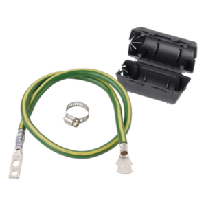 PANDUIT ACG24K – Kit de Tierra Física / Cable Blindado 6 AWG / Puente 24' (7.3 m) / Terminación en Extremos / Cubierta Aislante Negra