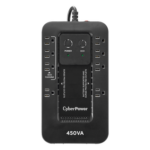 CYBERPOWER EC450G – UPS de 450 VA / 260 W / Topología Standby / Modo ECO / 8 Tomas NEMA 5-15R / Entrada 120 Vca