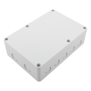 TXPRO TXG-01-11 – Gabinete Plástico para Exterior / IP65 / 180 x 125 x 57 mm / 16 Entradas de Cableado / -20 a 60 °C / ABS