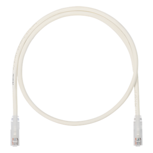 PANDUIT UTP6ASD5 – Cable de Parcheo UTP / Cat6A / 26 AWG / CM / 1.52 m (5 pies) / Color Blanco Mate