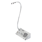 EPCOM PROAUDIO EP001T – Sistema de Intercomunicación de Ventanilla / Audio Bidireccional / Captación 50 cm / Micrófono Dual Interior y Exterior / Carcasa de Aluminio Espacial / 12V / 2W