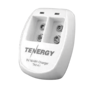SYSCOM PARTS TN141 – Cargador de Baterías / 2 Bahías / Ni-MH 9V / Corte Automático 5 h / Entrada 100-240V AC / Indicadores LED