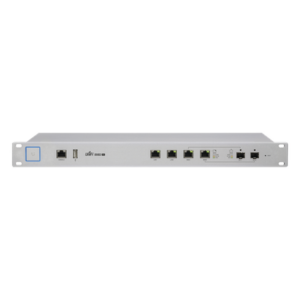 UBIQUITI USG-PRO-4 – Ruteador UniFi para medianas y grandes empresas con funciones de firewall, soporta balanceo de carga y Fail Over entre 2 WAN