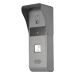 HIKVISION DS-KB2421T-IM – Frente de Calle Analógico / Cámara Pinhole 720x576 @ 30 fps / Ángulo 98° / IR Auto 2 m (6.6 ft) / Audio Bidireccional con Cancelación de Eco / IP65 / Aleación de Zinc