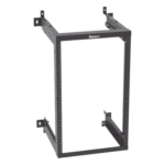 PANDUIT AWMR18 – Rack de Montaje en Pared / 19 Pulgadas / 18 UR / Profundidad Ajustable 18/21.5/25 Pulgadas / Rieles Roscados #12-24 Numerados / Acero con Recubrimiento en Polvo