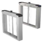 HIKVISION DS-K6B221TMX-LR – Torniquete Swing Bidireccional / Reconocimiento Facial 100,000 Rostros / Lector Mifare 200,000 Tarjetas / 5,000,000 MCBF / 4 Sensores dToF / Paso 20-60 Personas/min / Carril 65 o 90 cm (25.6 o 35.4 in) / Wi-Fi AP y RJ45
