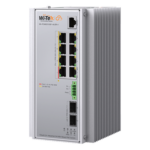 WI-TEK WI-PCMS310GF-ALIEN-I – Switch Industrial Administrable / 8 Puertos PoE Gigabit / 2 SFP / 240 W / -40 a 80 °C / 6 kV Protección