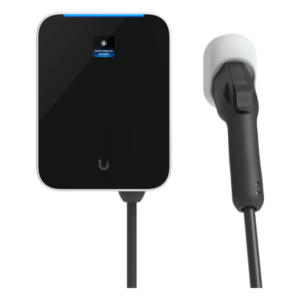 UBIQUITI UC-EV-STATION-LITE-US – Estación de Carga EV UniFi Connect Lite / 11 kW Nivel 2 / Conector SAE J1772 / Intemperie Type 3R / Cable 7 m / Control de Acceso NFC / Gestión UniFi Connect